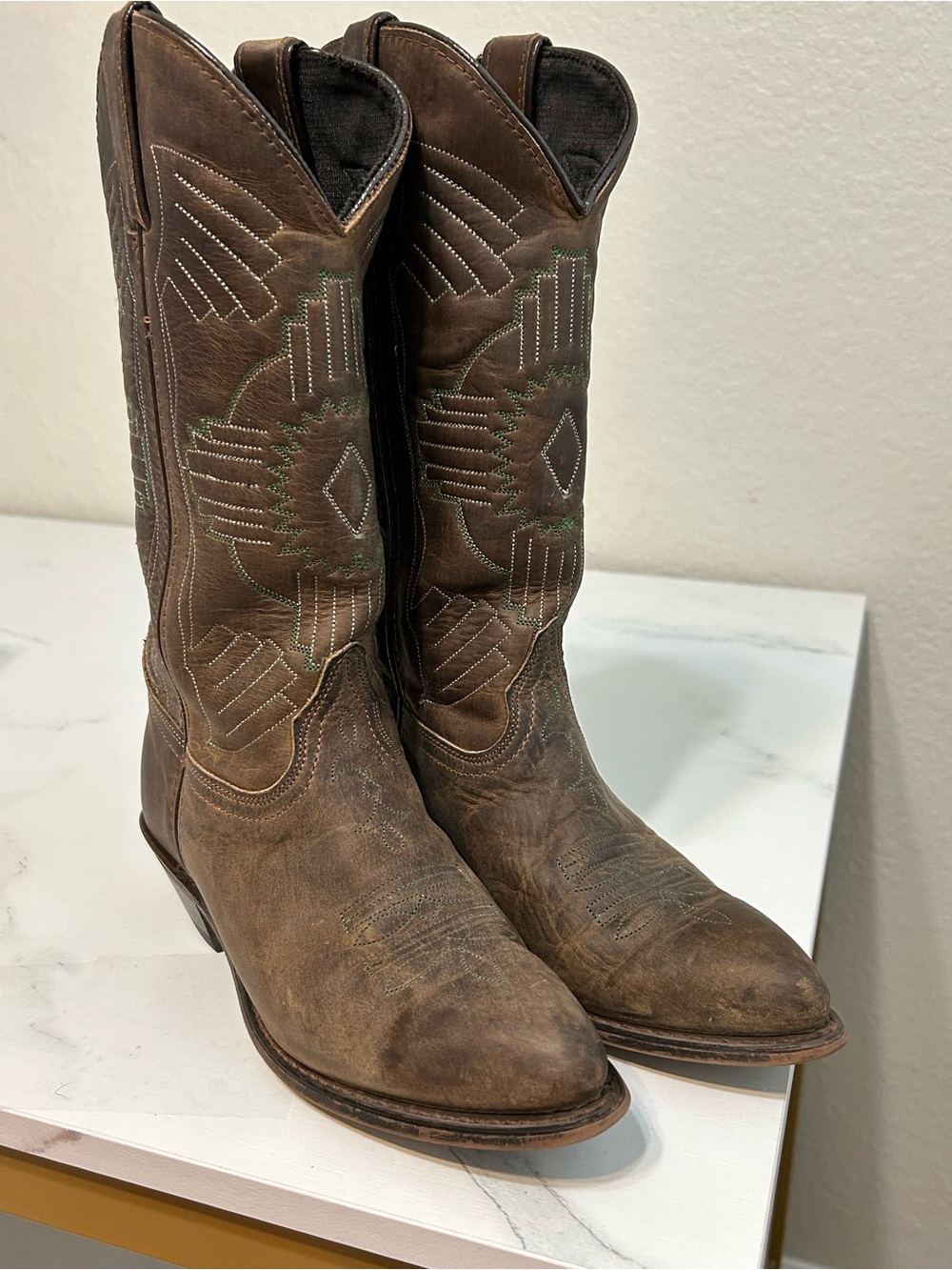 Ladies Durango leather cowboy Western boots 6.5